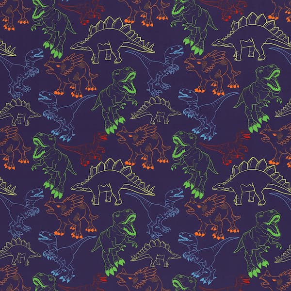Softshell - Meterware - Kinder - Dinos -  Fiete