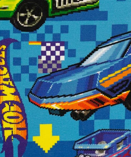 Jersey - Meterware - Hot-Wheels - Rennbahn