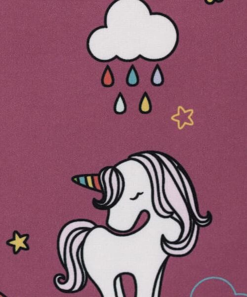 Softshell - Meterware - Kinder - Einhorn -  Robin