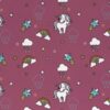 Softshell - Meterware - Kinder - Einhorn -  Robin
