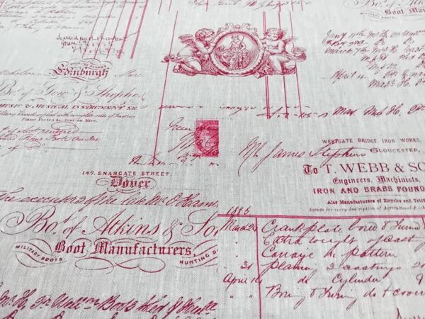Leinen - Putten - Schrift