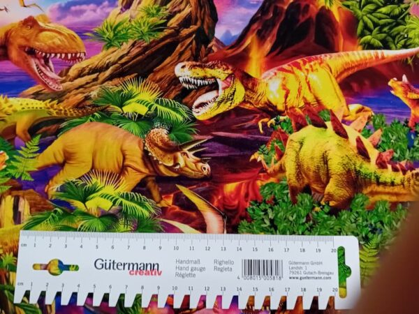 Patchwork - Meterware - Michael Searle - Dinos - Multicolor