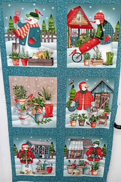 20260706_113533 Patchwork - Gardening Snowmen - Panel