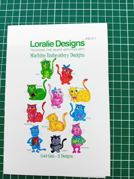 Loralie Design - Colle Katzen - Maschinen Embroidery