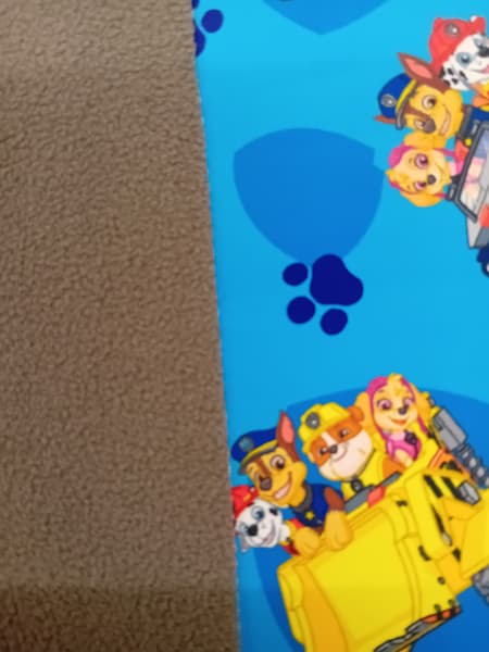 Softshell - Meterware - Kinder - Paw Patrol - blau