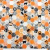 20260908_165838 Patchwork - Meterware - Halloween - Hexagon schwarz weiß - Happy Haunting
