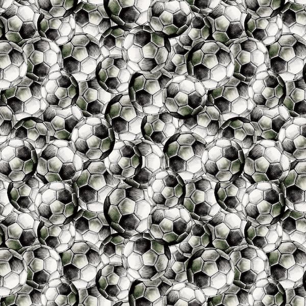 4752-95 Patchwork - Meterware - Fußball