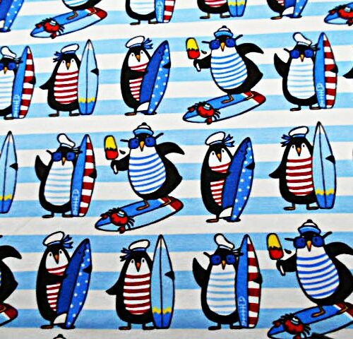 Jersey - Pinguine auf Surfbrett - Steinbeck