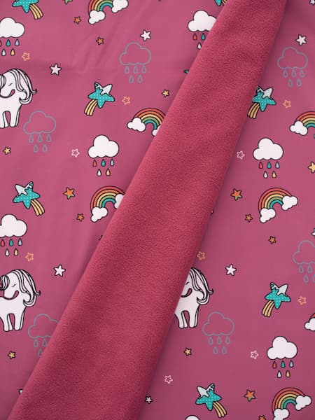 Softshell - Meterware - Kinder - Einhorn -  Robin