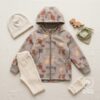 k65042-550_12 Softshell - Meterware - Kinder - Dino's - naiv