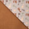 k65042-550_2 Softshell - Meterware - Kinder - Dino's - naiv