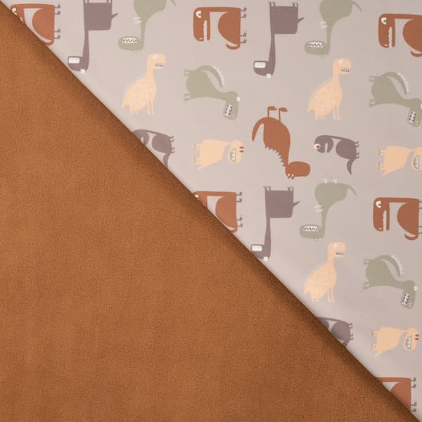k65042-550_2 Softshell - Meterware - Kinder - Dino's - naiv