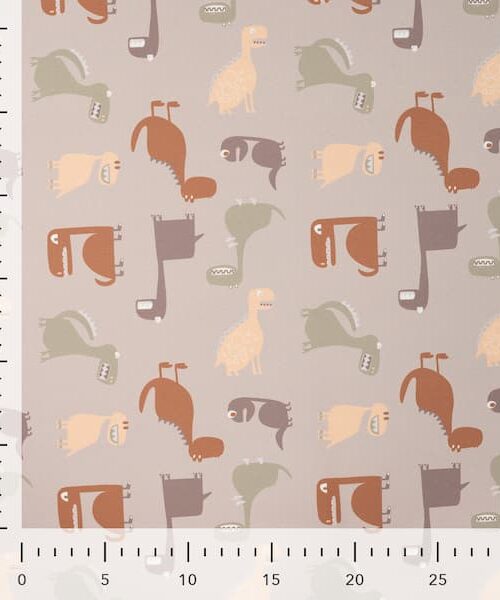 k65042-550_4 Softshell - Meterware - Kinder - Dino's - naiv